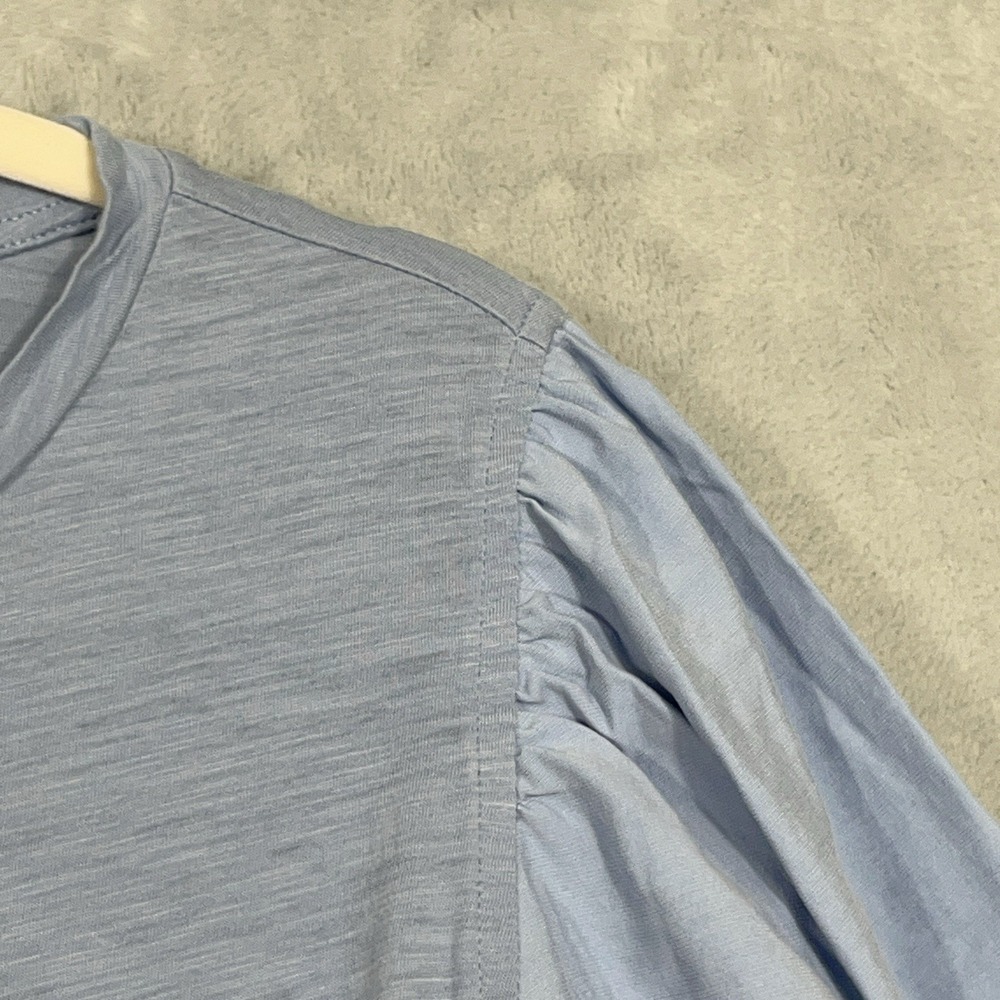 Loft Blouse Womens Top Puff Sleeve Casual T-Shirt Cotton Blend XL LOT OF 2 - Picture 9 of 13
